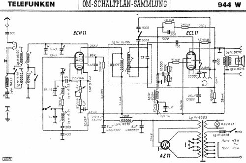 Super 944W ; Telefunken (ID = 2874710) Radio