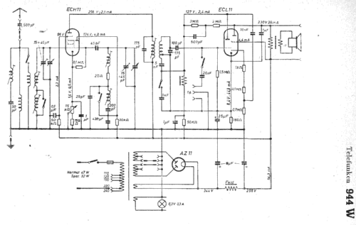 Super 944W ; Telefunken (ID = 7478) Radio