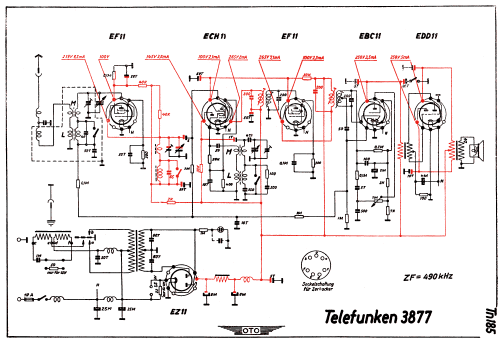 T3877; Telefunken (ID = 3020968) Car Radio