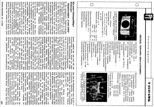 T4347GWK; Telefunken (ID = 656933) Radio