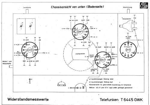 6445GWK ; Telefunken (ID = 166436) Radio