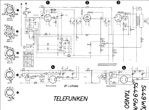 Tango 5449WK T5449WK; Telefunken (ID = 20526) Radio