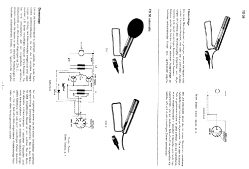 TD14; Telefunken (ID = 2549865) Microphone/PU