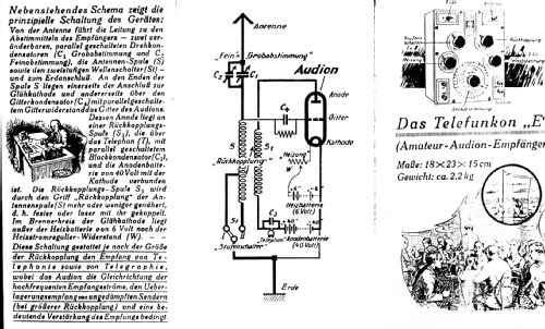 Telefunkon E; Telefunken (ID = 2806074) Amateur-R
