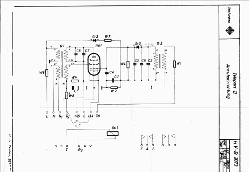 Teleport II SE Stat 106 UKW/1; Telefunken (ID = 784722) Commercial TRX