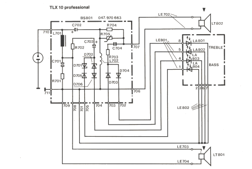 TLX 10 professional; Telefunken (ID = 538518) Speaker-P