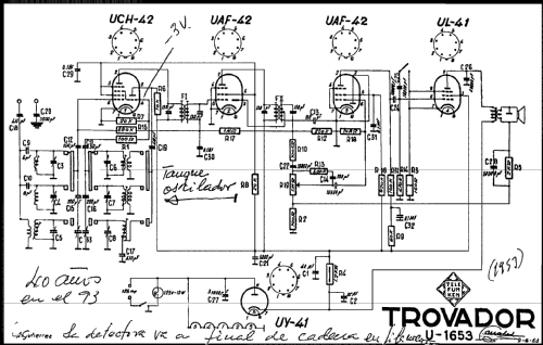 Trovador U1653; Telefunken (ID = 2067066) Radio