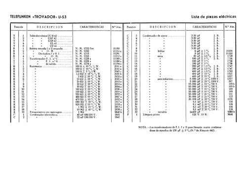 Trovador U1653; Telefunken (ID = 2067069) Radio