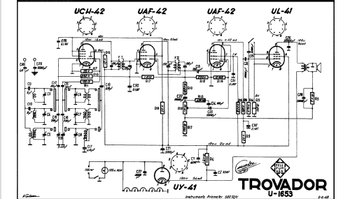 Trovador U1653; Telefunken (ID = 2067071) Radio