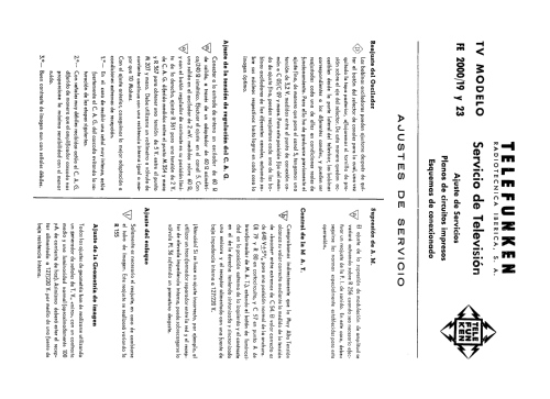 FE-2000 /23 ; Telefunken (ID = 2244036) Télévision