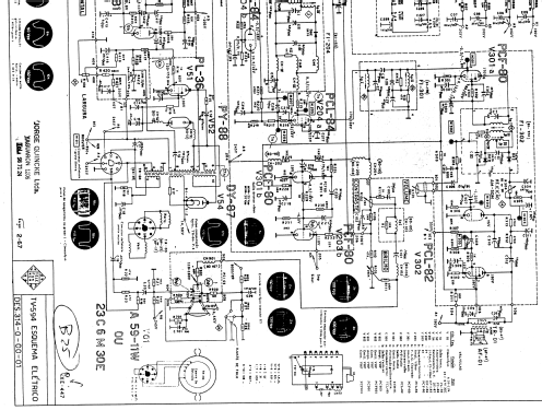 TV-594; AEG-Telefunken do (ID = 1767663) Television