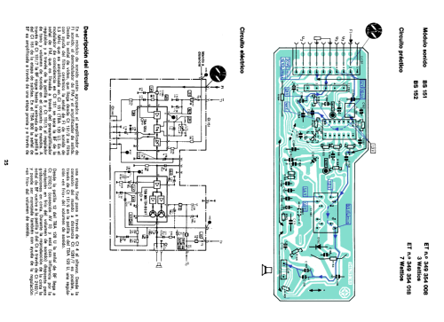 TVC 828 /22 Ch= E712; Telefunken (ID = 2437465) Television