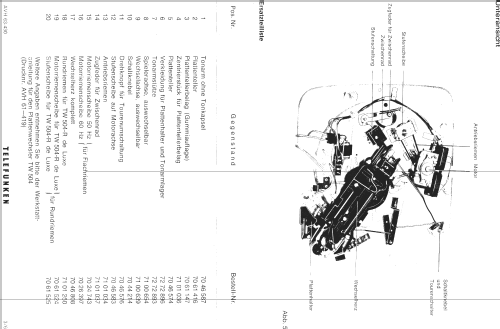 TW 504-R de Luxe; Telefunken (ID = 304019) R-Player