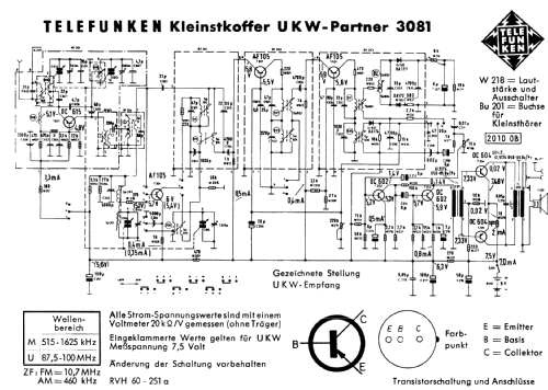 UKW-Partner ; Telefunken (ID = 167763) Radio