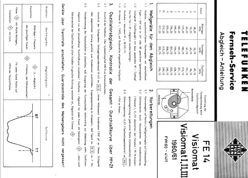 Visiomat 43T FE14; Telefunken (ID = 1644450) Télévision