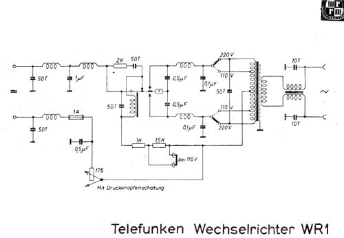 WR1; Telefunken (ID = 512573) Power-S