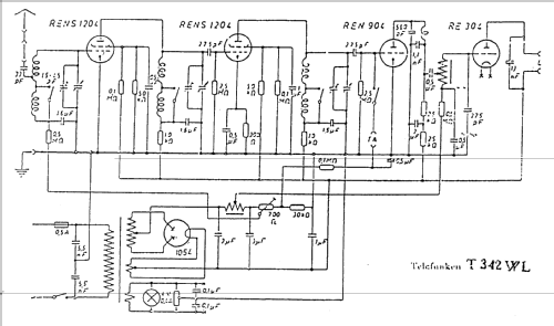 342WL; Telefunken Italia, (ID = 624177) Radio