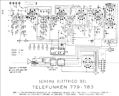 783 Fono; Telefunken Italia, (ID = 54094) Radio