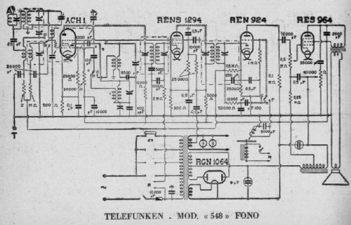 T548; Telefunken Italia, (ID = 2593610) Radio