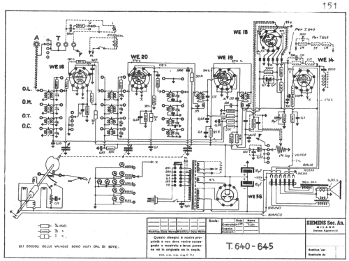 T645; Telefunken Italia, (ID = 260340) Radio