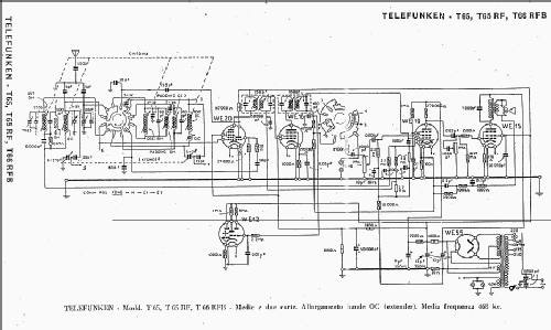 T66 RFB; Telefunken Italia, (ID = 1292744) Radio