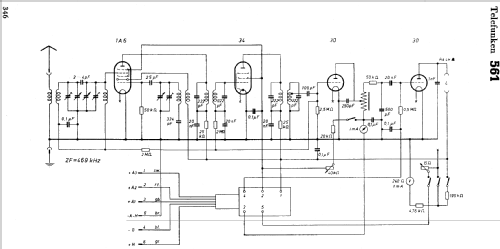 T 561; Telefunken Italia, (ID = 652841) Radio