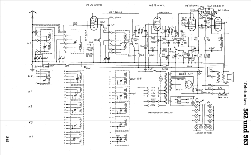 T 563; Telefunken Italia, (ID = 652839) Radio