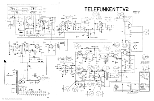 Televisore TTV2; Telefunken Italia, (ID = 2906653) Television