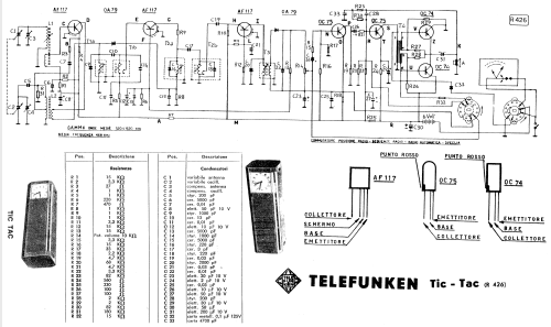 Tic Tac ; Telefunken Italia, (ID = 757077) Radio