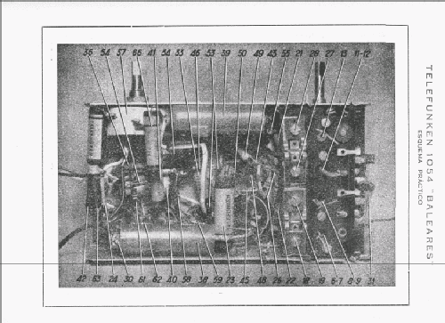 Baleares 1054; Telefunken (ID = 318449) Radio