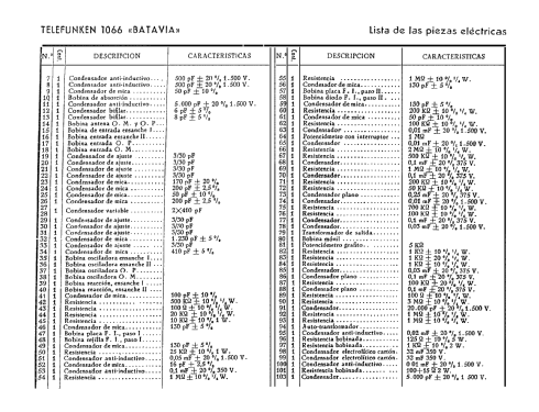 Batavia 1066A; Telefunken (ID = 561798) Radio