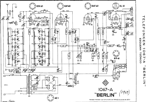 Berlin 1067A; Telefunken (ID = 199289) Radio