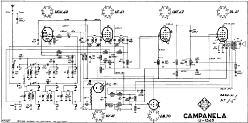 Campanela U-1546; Telefunken (ID = 279355) Radio