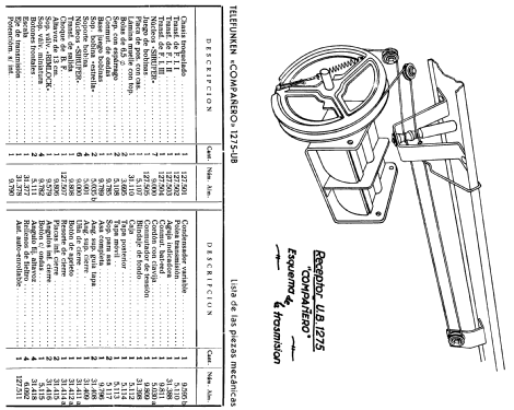 Compañero UB1275; Telefunken (ID = 279568) Radio