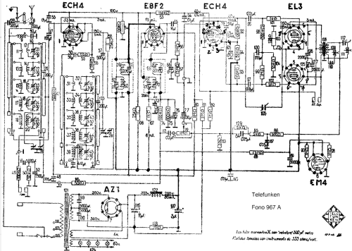 Fono 967A; Telefunken (ID = 684510) Radio