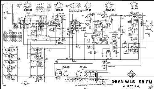 Gran Vals 58 FM A1757FM; Telefunken (ID = 564086) Radio