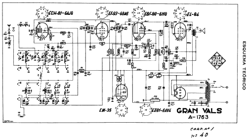 Gran Vals A1763; Telefunken (ID = 279751) Radio