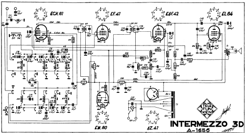 Intermezzo 57 A1656-3 D; Telefunken (ID = 652040) Radio