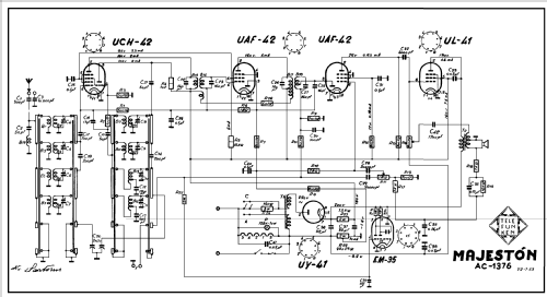 Majestón AC1376; Telefunken (ID = 319511) Radio