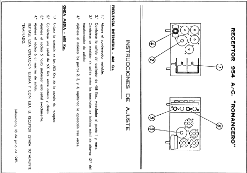 Romancero 954AC; Telefunken (ID = 273087) Radio