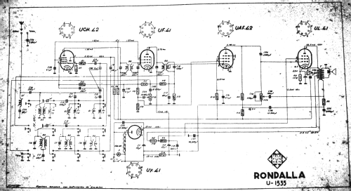 Rondalla U-1535; Telefunken (ID = 728792) Radio