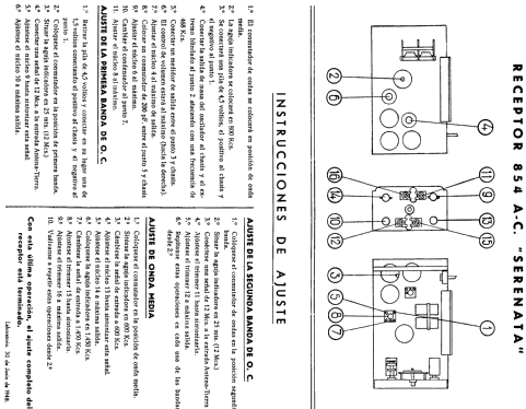 Serenata 854AC; Telefunken (ID = 280079) Radio