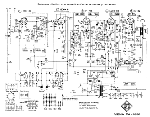 Viena FA2836; Telefunken (ID = 280142) Radio