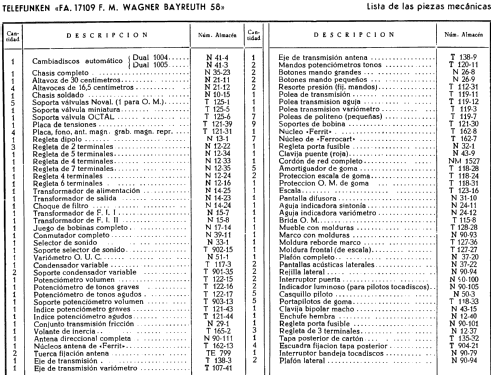 Wagner Bayreuth 58 FM FA-17109-FM; Telefunken (ID = 562871) Radio