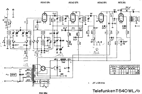 Europasuper 640WL/o ; Telefunken; Wien (ID = 2638492) Radio