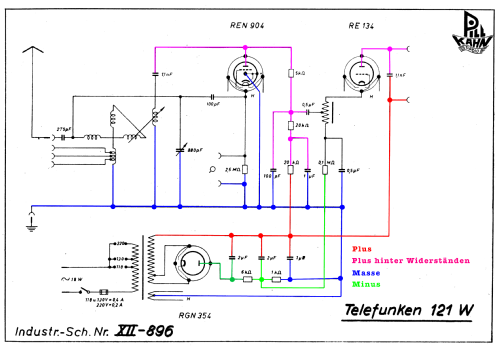 T-121-W; Telefunken; Wien (ID = 3082151) Radio