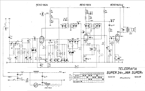 Super 34 = Radio Telegrafia, akc. spol., Praha-Pardubice, build ...