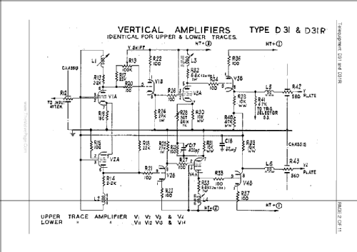 Oscilloscope D31R; Telequipment Ltd.; (ID = 224585) Ausrüstung
