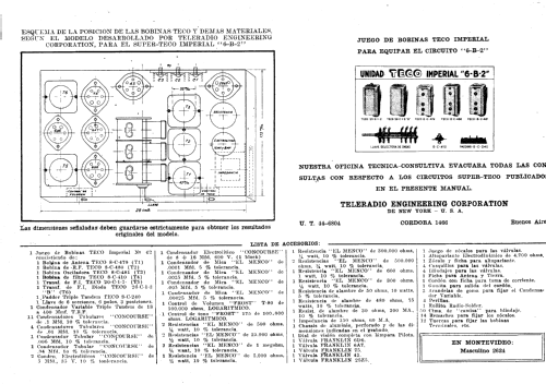 Imperial 6-B-2 ; Teleradio (ID = 395287) Radio