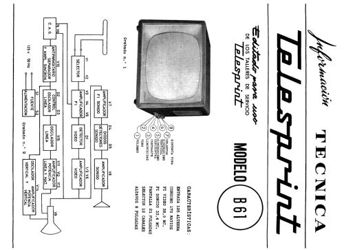 B-61; TeleSprint marca - (ID = 2253901) Television